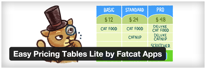 とっても簡単に料金表が作れるWordPressプラグイン【Easy Pricing Tables】