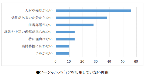 ソーシャルメディアの活用の課題