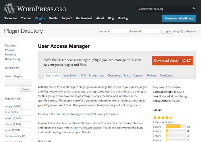 User Access Manager