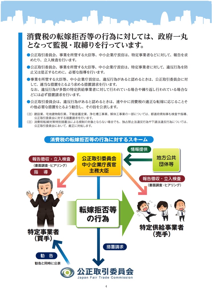 取引先が消費税の増税で 転嫁拒否 買いたたき 減額は違法 公正取引委員会に相談しよう Webマスターの手帳