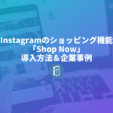 Instagramのショッピング機能「Shop Now」導入方法から使用事例まで解説します！